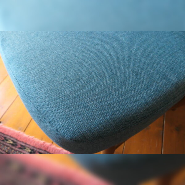 This is a new fabric, our Turkis Teal. Goes well on Ercol furniture