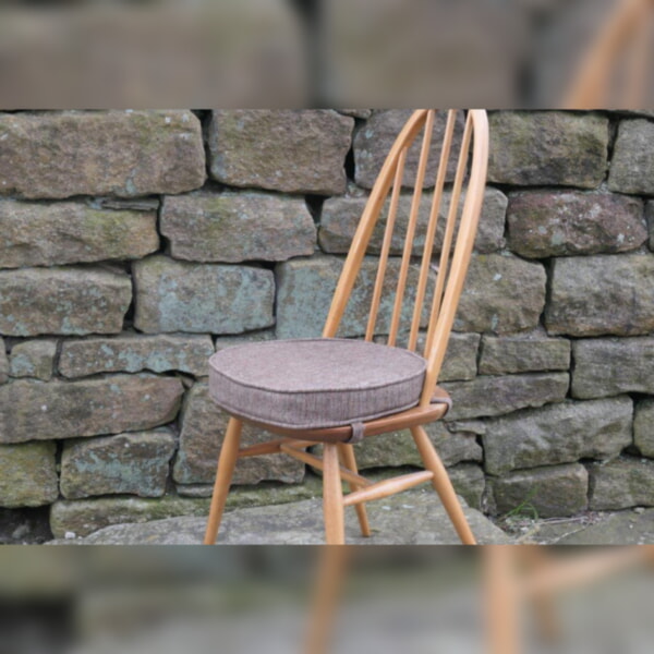Ercol Dining Seat in our Beechnut Tweed