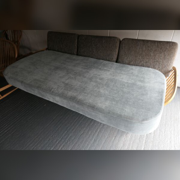 Ercol Single Bed Mattress in Ice Blue Chenille