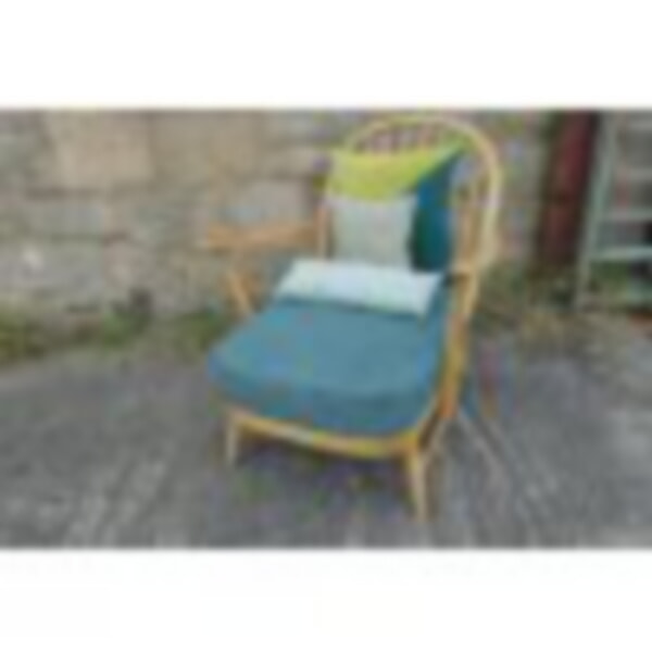 Ercol 203 Chair in Cristina Marrone Ferrara FER 2446 Hedgerow