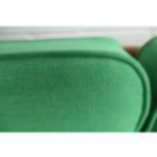 Customer's own fabric. Vivid Green