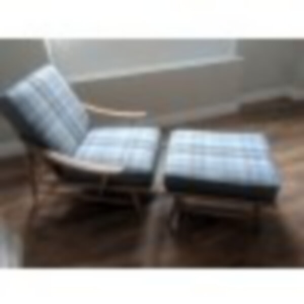 Ercol 442 chair with 443 footstool