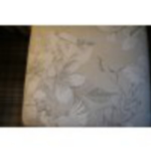latest re-upholstered footstool