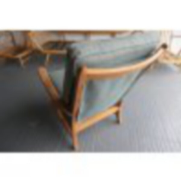 Ercol 403 in our own Multi Teal Weave out to Middlesborough