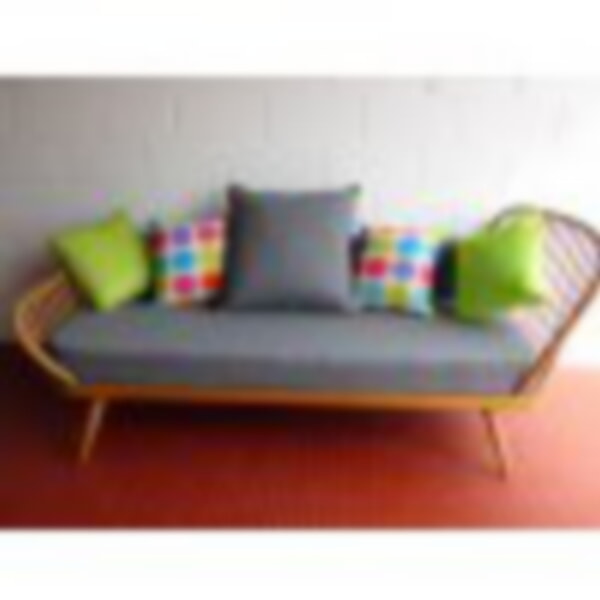 Ercol Single Bed Mattress in Ice Blue Chenille