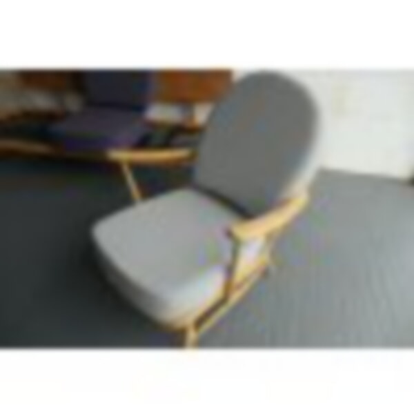 Ercol 203's out today, here's one of two in our Purple Haze fabric + a light grey one.
