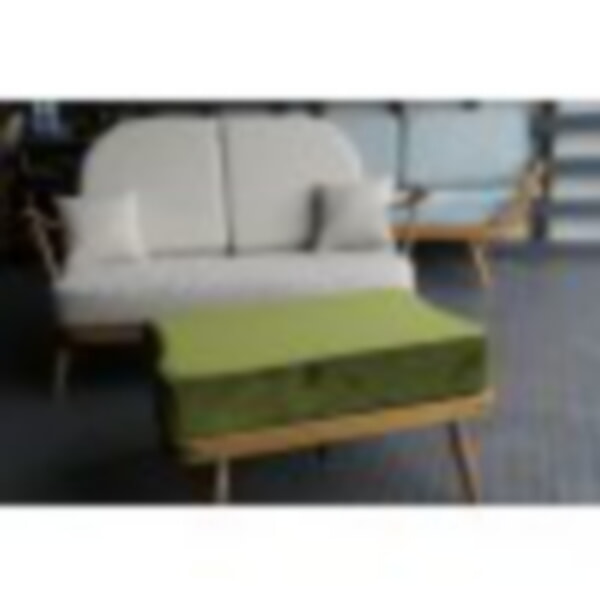 Ercol 203 2 seater in Jane Churchill Cornelia Aqua/Green