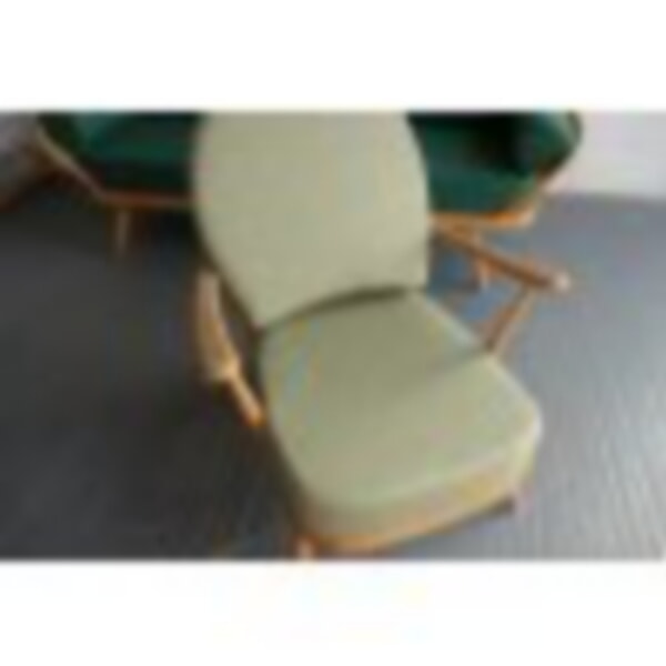 Ercol 203 in this beautiful Ross Fabrics Herringbone Nettle