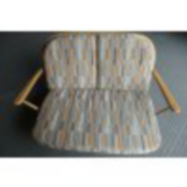 Going out soon. Ercol 203 2 seater in our own Blue Beige, Rectangular Maze