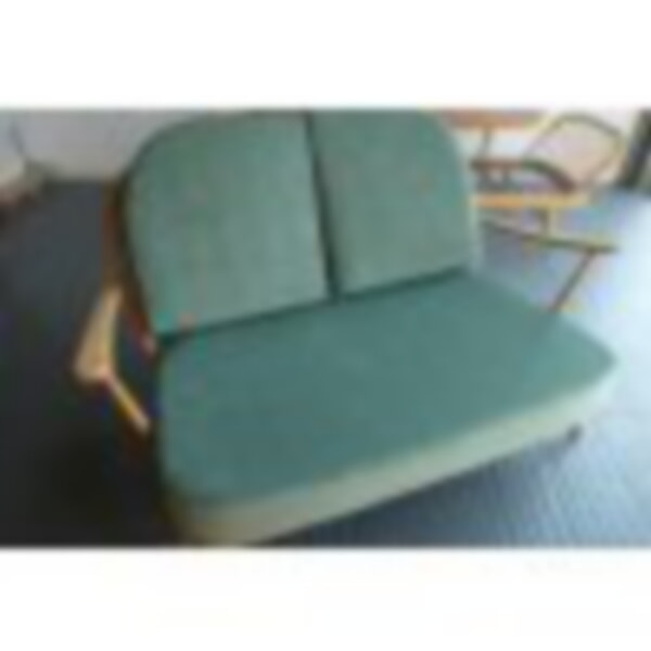 Ross Fabrics Pimlico Jade for our outgoing Ercol 2 seat 203