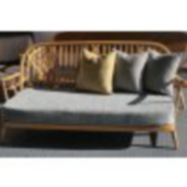 Ercol 203/252 3 seater settee with scatter cushions.