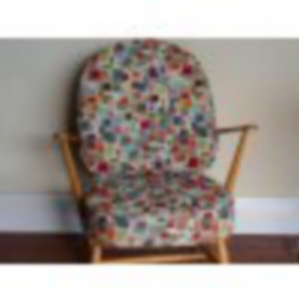 Geometric Blocks Ercol 305 Chair.
