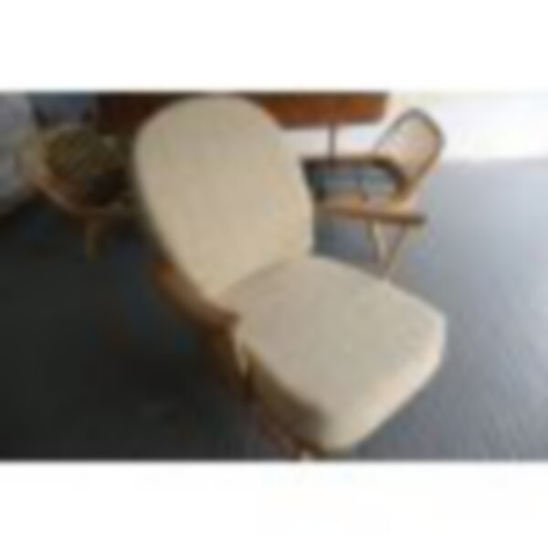 Ercol 203 Chair in Ross Fabrics, Camden Ripple Wheat SR15562