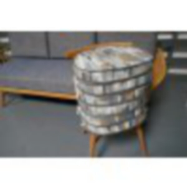 Customer from Truro with Trattino fabric ritorna