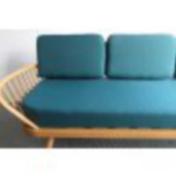 An Ercol Daybed in our own Venus Petrol fabric, out to Wolverhampton