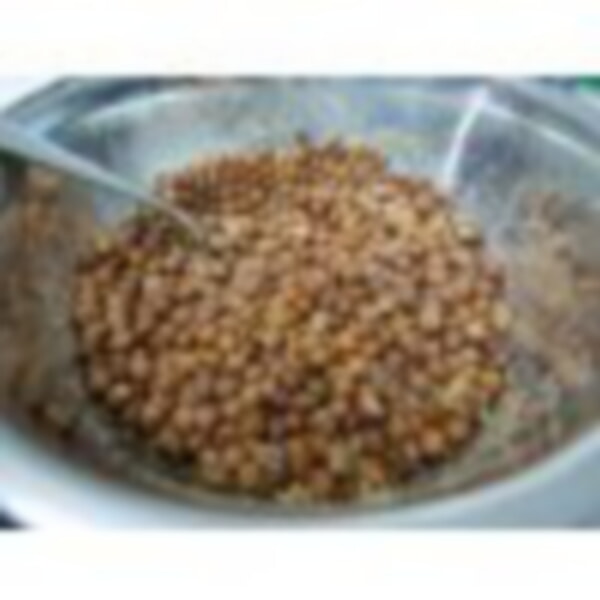 What's left of the parched peas. Might have them at supper time with a glass of sarsaparilla from Blackburn market