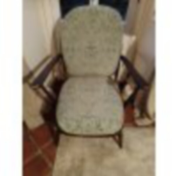 The frame and old cushions