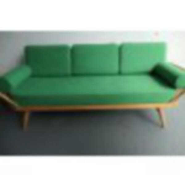 Customer's own fabric. Vivid Green