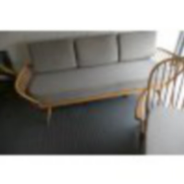 Out this week, Ercol 203 Settee in customer's own fabric + Daybed