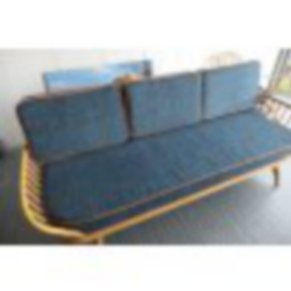 Ercol 355 in Ross Fabric's Fabulous Carnaby Flame Blue