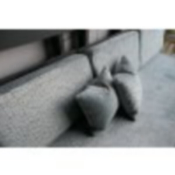 Ercol Daybed in Herlequin Momentum Ascent Smoke Blue & Coffee