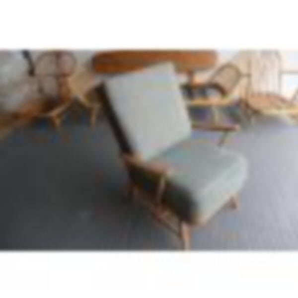 Ercol 403 in our own Multi Teal Weave out to Middlesborough