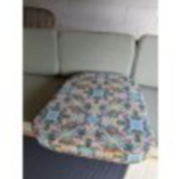 Ercol 766 cushion with jungle & leopard off to Cheltenham